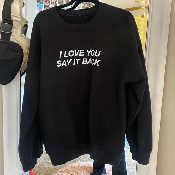 lonely ghost Tops - Lonely ghost ilysib black crewneck size large